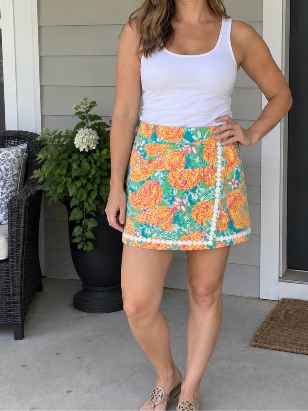 Lilly Pulitzer Dree Skort Size 8 Pop Goes the Lemur Paisley